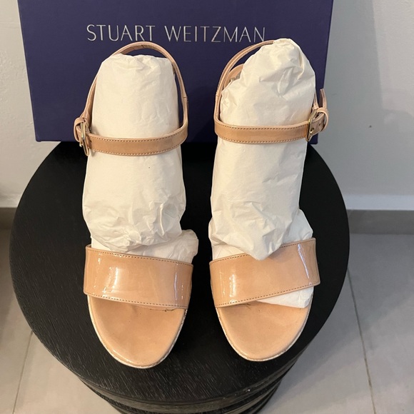 Stuart Weitzman Platform Heels Size 7.5 - Picture 1 of 6